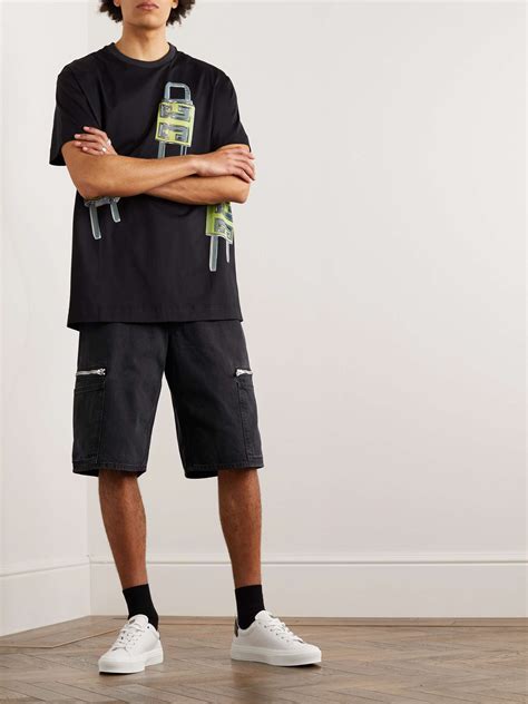 mr porter givenchy shorts.